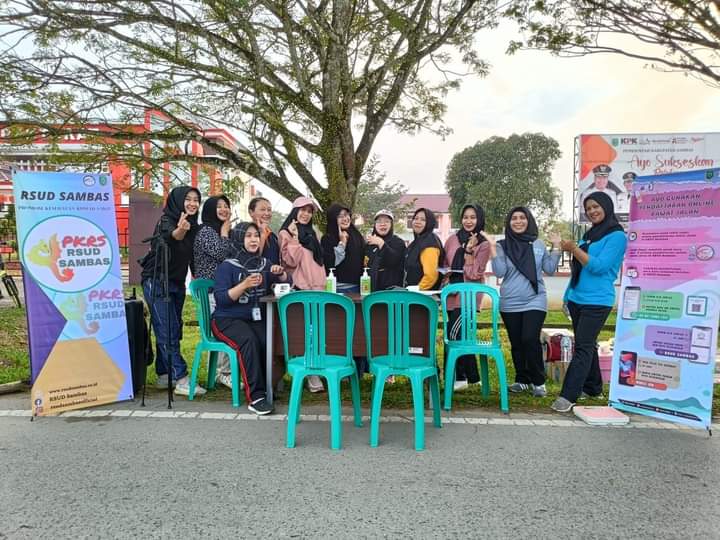 RSUD Sambas ikut meramaikan kegiatan Car Free Day dengan tema Bebas Kendaraan Menuju Green Growth