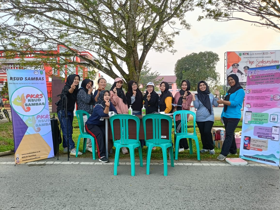 RSUD Sambas ikut meramaikan kegiatan Car Free Day dengan tema Bebas Kendaraan Menuju Green Growth