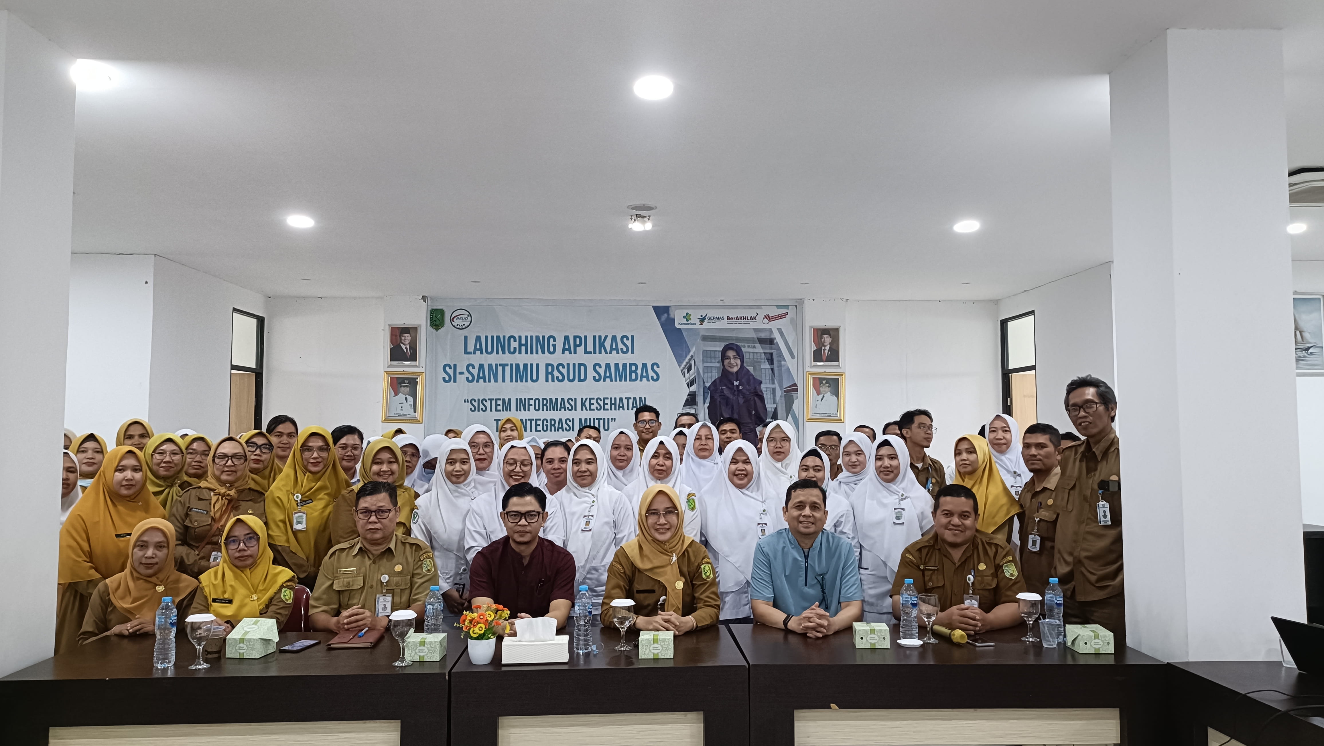 Launching Aplikasi SI-SANTIMU ( Sistem Informasi Kesehatan Terintegrasi Mutu ) RSUD Sambas