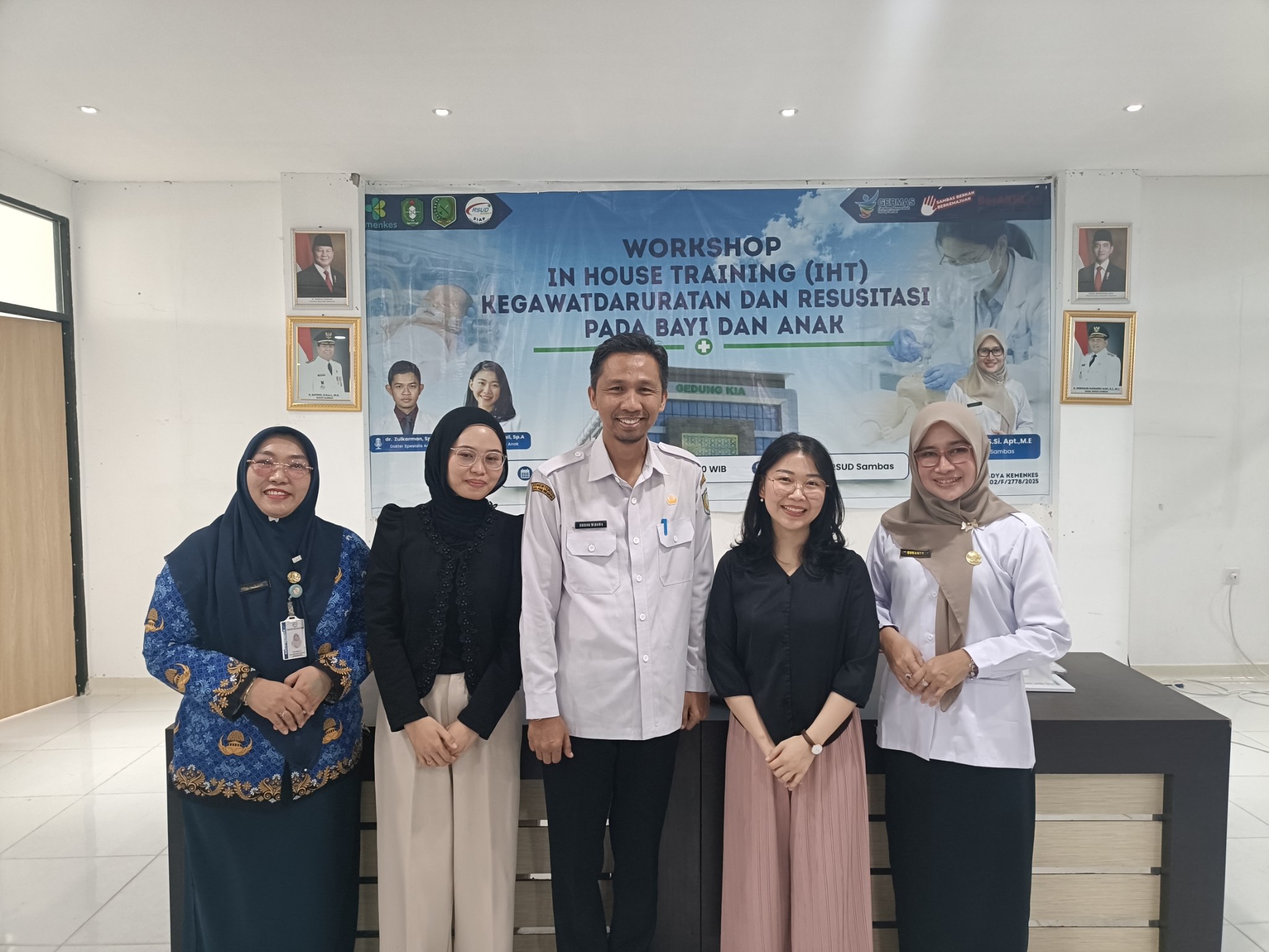 RSUD Sambas Sukses Selenggarakan Workshop IHT Kegawatdaruratan dan Resusitasi pada Bayi dan Anak