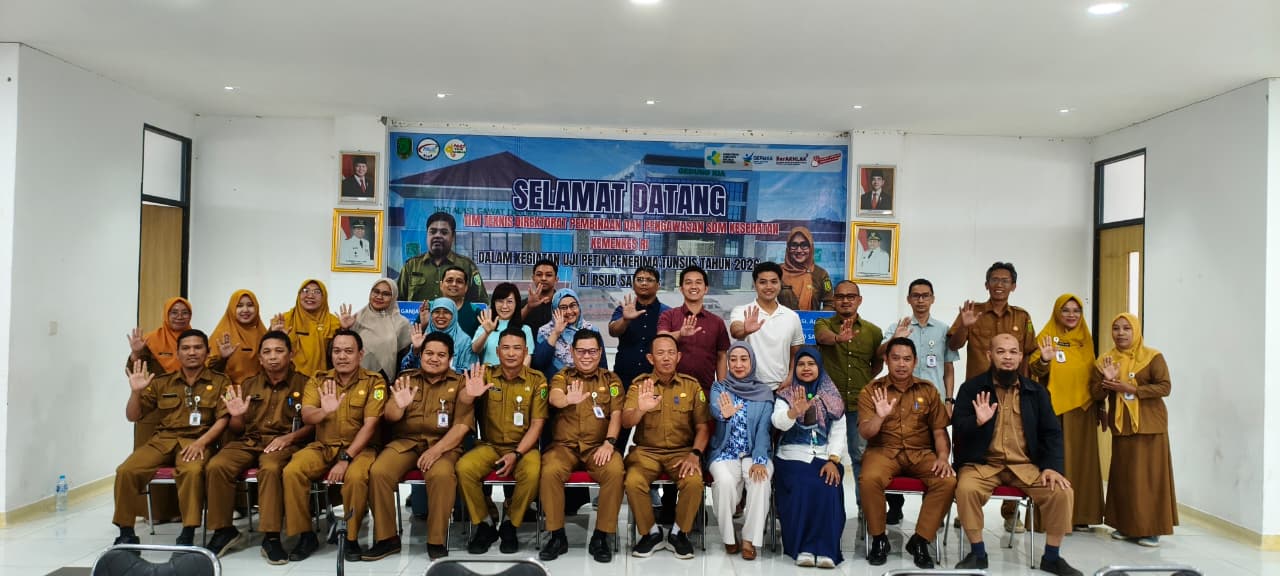 RSUD Sambas Terima Kunjungan Kementerian Kesehatan RI dalam Kegiatan Uji Petik Penerima Tunjangan Khusus Tahun 2026